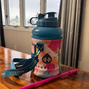 HydroJug Multicolor Water Bottle with Sleeve